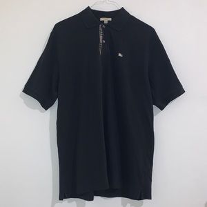 Burberry Cotton Short Sleeve Collard Knit Polo